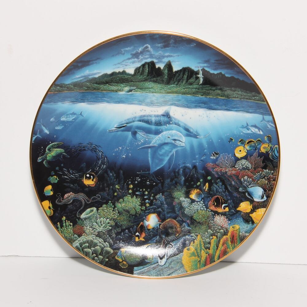 Vintage Danbury Mint A Discovery Off Anahola Decorative Plate